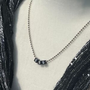 555 Ball Chain Necklace